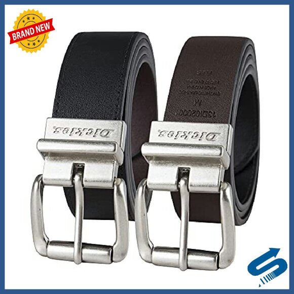 Reversible Casual Jean Belt, Durable Workwear, Adjustable Fit - Picture 6 of 8